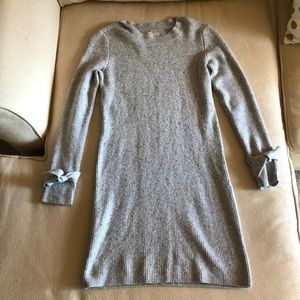 Loft Sweater Dress with Tie Sleeves